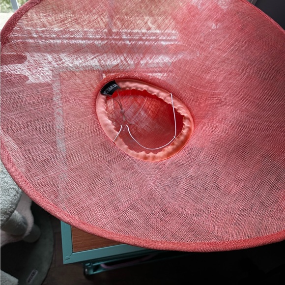 Coral Kentucky Derby hat - Picture 4 of 7